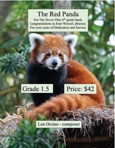 Red Panda Concert Band sheet music cover
